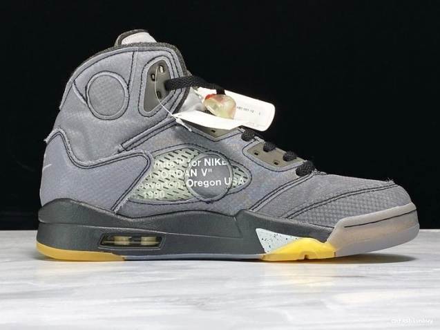 Air Jordan CT8480-001 Black x 5 Off-White 0828